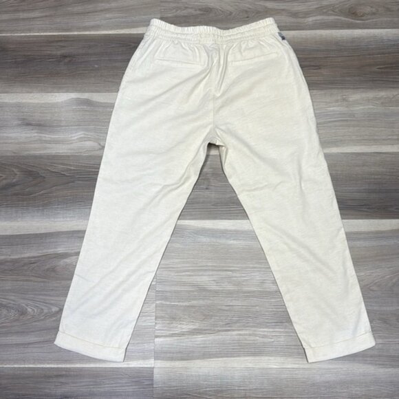 MEC Cream hemp blend fabric Joggers size medium - Picture 9 of 10